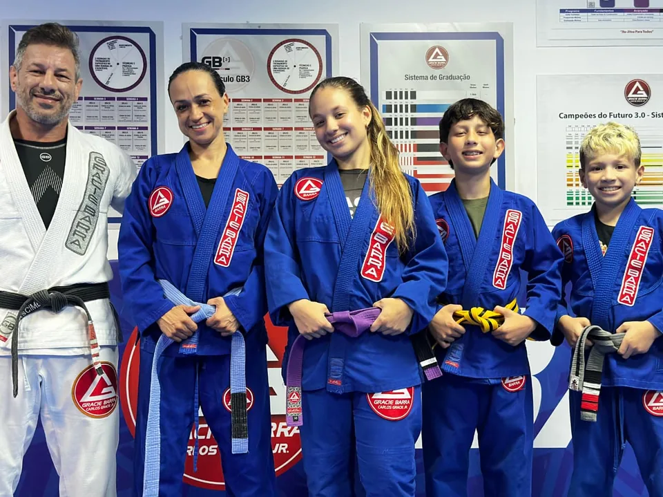 Diferentes gerações compartilham o Jiu-Jitsu